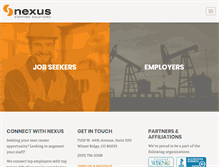 Tablet Screenshot of nexusstaffingllc.com